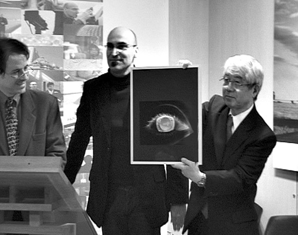 KIT President Prof. Yukio Hori / Hofstetter Kurt / Prof. Azby Brown
